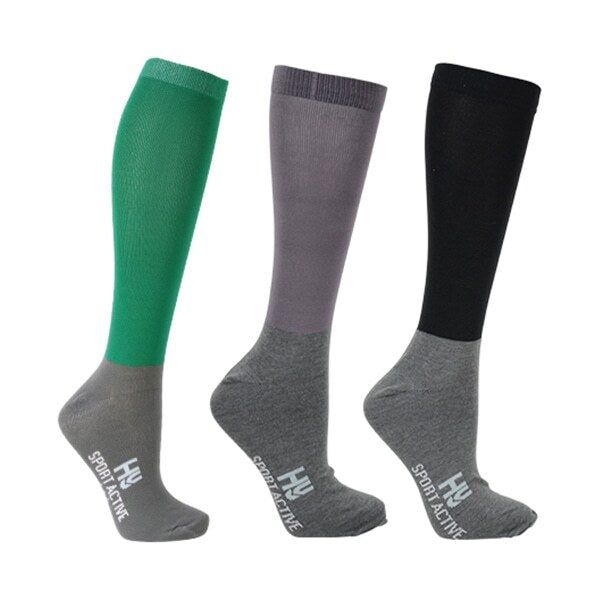 Hy Womens Active Socks (Pack of 3) (4-8)