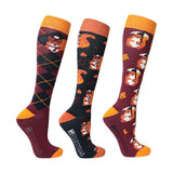 Hy Womens Skyla Socks (Pack of 3) (4-8)