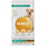 IAMS for Vitality Light in Fat Adult Dry Dog Food with Fresh chicken   12kg