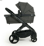 iCandy Peach Stroller and Carrycot - Phantom / Dark Grey Check