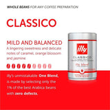 illy Classico Roast Coffee Beans   250g
