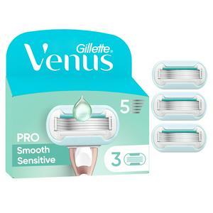 Venus Deluxe Smooth Sensitive Razor Blades 3 Pack (British brand)