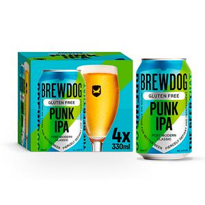 BrewDog Gluten Free Punk IPA 4x330ml - British product