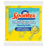 Spontex Multi-Purpose Cloth Household Cleaning x2 (British brand)