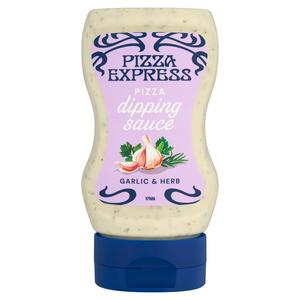Pizza Express Garlic & Herb Dipping Sauce 255g, imported from the UK