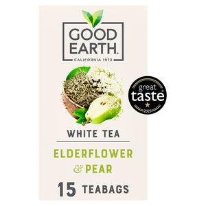 Good Earth Elderflower Pear tea bags 15, UK version
