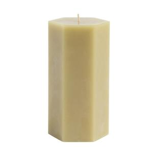 Habitat Hexagon Pillar Candle Sage Green (British brand)