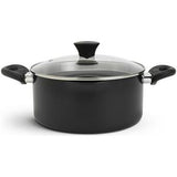 Habitat aluminium stockpot black 24cm, UK version
