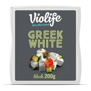 Violife vegan cheese alternative Greek White Block 230g (British brand)