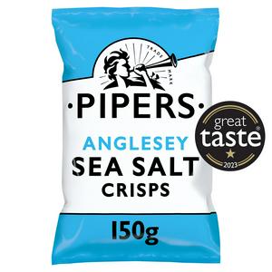 Pipers Anglesey Sea Salt Potato Crisps 150g