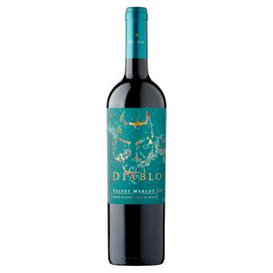 Diablo Velvet Merlot Red Wine 75cl - British product