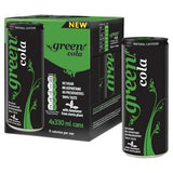 Green Cola sugar free cola 4 x 330ml packs, UK version