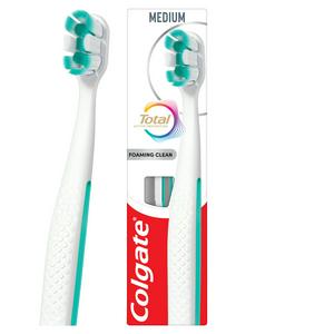Colgate Total Foaming Clean Medium Manual Toothbrush - British product