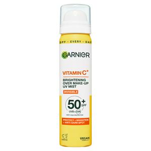 Garnier Vitamin C Brightening UV Mist 75ml bottle, UK version
