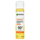Garnier Vitamin C Brightening UV Mist 75ml bottle, UK version