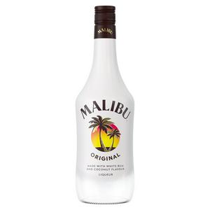 Malibu White Rum Coconut Flavour 70cl, imported from the UK
