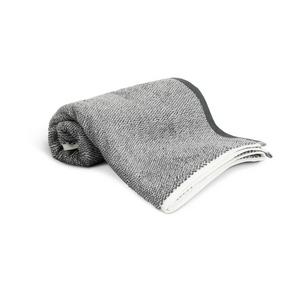 Habitat black marl towel made from cotton, UK version