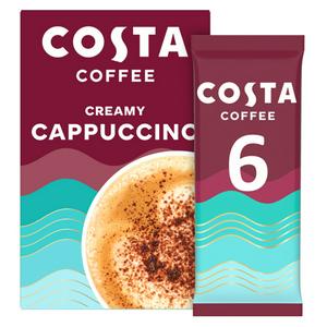 Costa Coffee Creamy Cappuccino Sachets 102g - British product