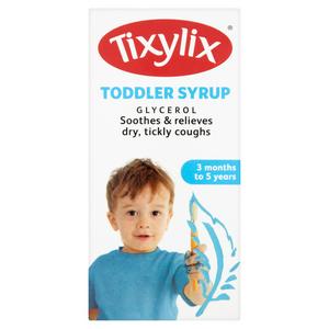 Tixylix Glycerol Toddler Syrup Blackcurrant Flavour 100ml