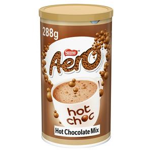 Aero Instant Hot Chocolate Powder Jar 288g - British product