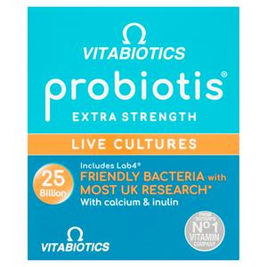 Vitabiotics Probiotis 25 Billion vegan capsules 30 count, imported from the UK