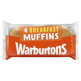 Warburtons Toasting Muffins Pack of 4 (British brand)