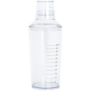Habitat plastic cocktail shaker featuring measuring lines, UK version