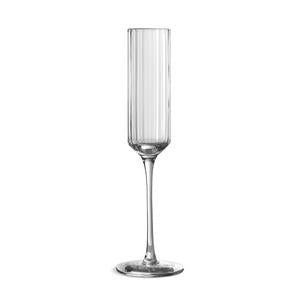 Habitat wide ribbed Champagne Flute Clear UK version