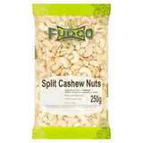 Fudco Split Cashew Nuts 250g pack - British product