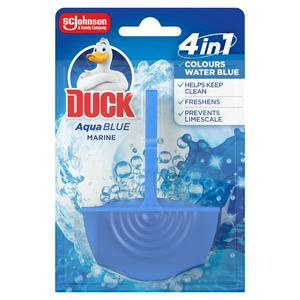 Duck Aqua Blue toilet rim block 36g - British product