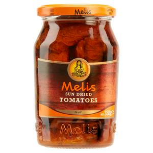 Melis sun dried tomatoes in oil 330g, imported from the UK