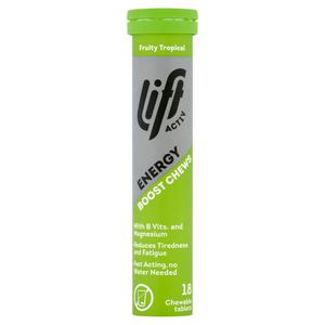 Lift Activ Fruity Tropical Energy Tablets 72g - British product