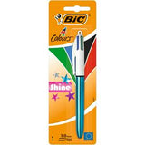 BIC 4 Colours Shine ballpoint pen 1 pack - British product