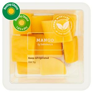 Sainsbury's Mango Chunks 120g, imported from the UK