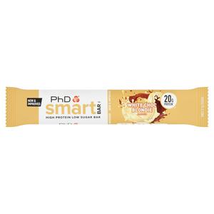 PhD Smart Bar White Choc Blondie 64g, imported from the UK