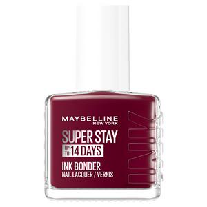 Maybelline nail lacquer Midnight Red, imported from the UK
