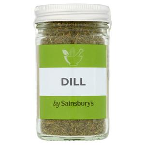 Sainsbury's Dried Dill Seasoning 13g Glass Jar (British brand)