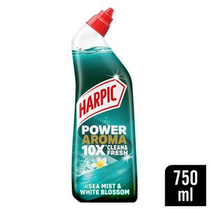Harpic Power Aroma Sea Mist & White Blossom Toilet Cleaner, UK version