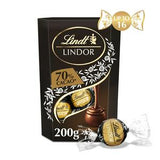 Lindt Lindor extra dark chocolate truffles box 200g (British brand)