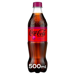 Coca-Cola Zero Sugar Cherry Flavour Cola 500ml