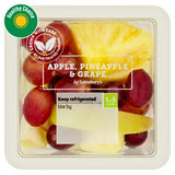 Sainsbury's Apple Pineapple and Grape Fruit Cup 160g (British brand)