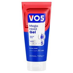 VO5 Mega Hold Styling Gel 200ml (British brand)