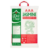 Mai Thai white rice 10kg packet, imported from the UK
