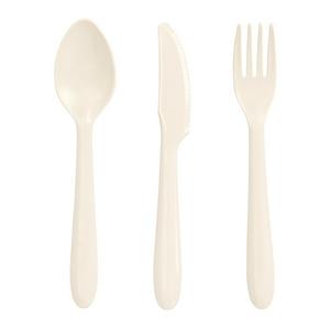 Sainsbury's reusable plastic cutlery set 24pc (British brand)