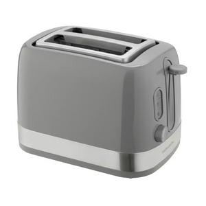 Cookworks Illuminated 2 Slice Toaster Grey Plastic - British product