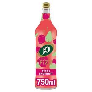 J2O Pear & Raspberry Fizz 750ml, UK version