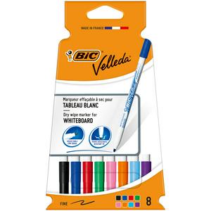 BIC whiteboard markers 8 pack - British product