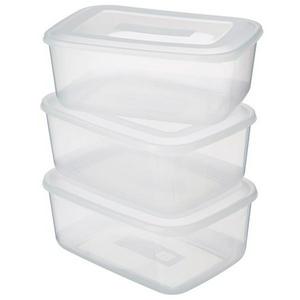 Sainsbury's Home Pack of 3 x 3.9L Storage Box