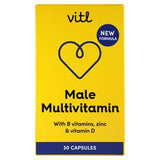 Vitl Male Multivitamin Capsules 30 count (British brand)