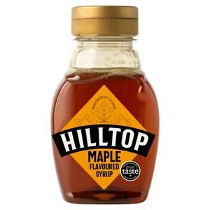 Hilltop Maple Flavoured Syrup 230g, imported from the UK